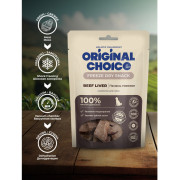 Original Choice печень говяжья, сублимированное лакомство для собак