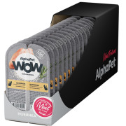 AlphaPet WOW Superpremium влажный полнорационный корм для взрослых кошек сочные кусочки цыпленка в соусе