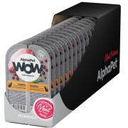 AlphaPet WOW Superpremium влажный полнорационный корм для взрослых стерилизованных кошек нежные ломтики индейки в соусе