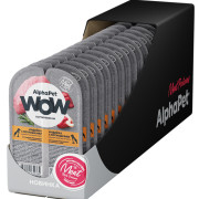 AlphaPet WOW Superpremium влажный корм для щенков, беременных и кормящих собак нежные ломтики индейки с потрошками в соусе