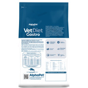 AlphaPet VetDiet Gastro сухой полнорационный диетический корм для взрослых кошек рекомендованный при острых расстройствах пищеварения, в реабилитационный период и при истощении