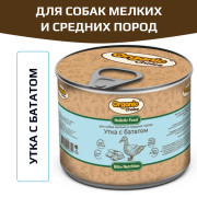 Organic Сhoice влажный корм для взрослых собак мелких и средних пород утка с бататом