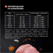 Одно Мясо корм сухой для взрослых кошек с мясом индейки