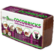 Repti-Zoo COCOBRICKS Кокосовый субстрат наполнитель мелкой фракции гигиеническая подстилка для террариумных животных, растений