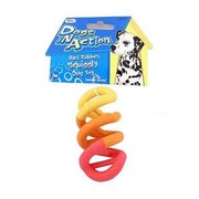 J.W. игрушка для собак - Спиралька, каучук, маленькая Dog in Action, small