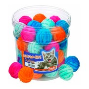 Nobby игрушка для кошек Мяч клубок 4см дисплей (набор)