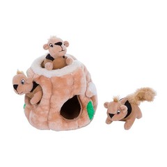 Petstages игрушка-головоломка для собак Hide-A-Squirrel (спрячь белку) малая 12см