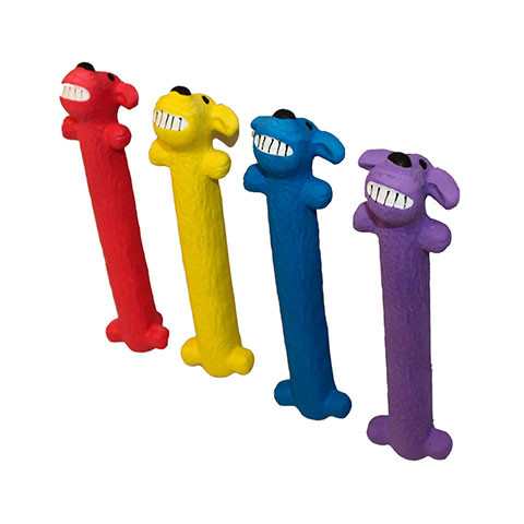 V.I.Pet игрушка LOOFA латекс с наполнителем "Собака средняя" 22см
