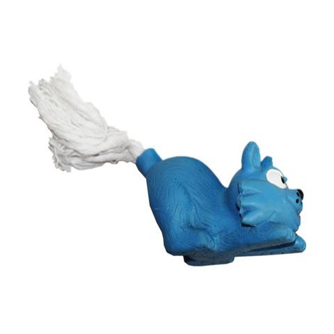 ZIVER игрушка "Кот с веревочным хвостом голубой", 8см