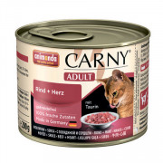 Animonda Carny Adult консервы для кошек с говядиной и сердцем