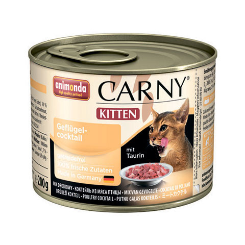 Animonda Carny Kitten консервы для котят коктейль из мяса домашней птицы