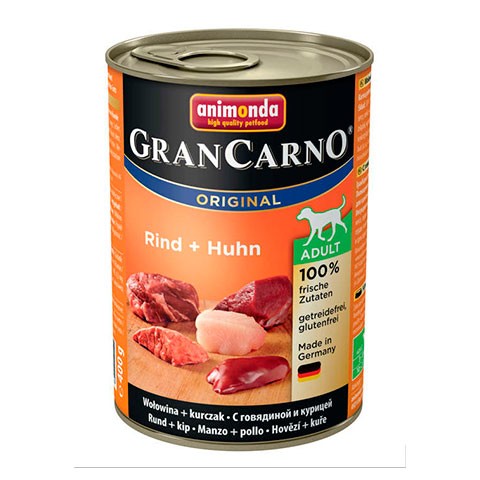 Animonda Gran Carno Original Adult консервы для собак с говядиной и курицей