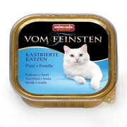 Animonda Vom Feinsten for castrated Cats консервы для кастрированных кошек с индейкой и форелью