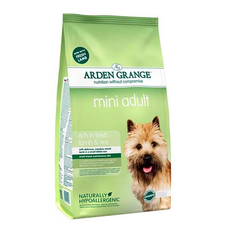 Arden Grange корм сухой для взрослых собак мелких пород ягненок/рис