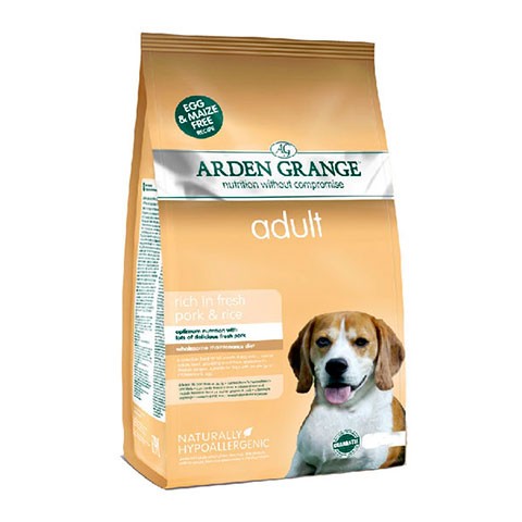 Arden Grange корм сухой для взрослых собак свинина/рис