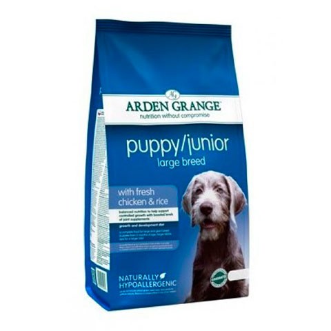 Arden Grange корм сухой для щенков и молодых собак крупных пород