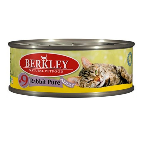 Berkly-Cat консервы для кошек мясо кролика №9