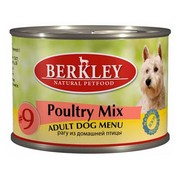 Berkly-Dog консервы для собак рагу из домашней птицы №9