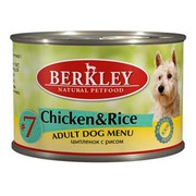 Berkly-Dog консервы для собак цыплёнок с рисом №7