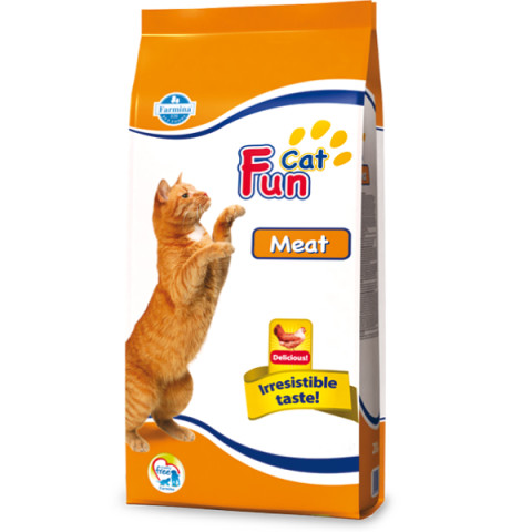 Farmina Fun Cat Meat корм сухой для кошек, мясо