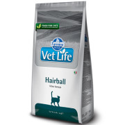 Farmina Vet Life Hairball корм для кошек снижает образование и способствует выведению шерстяных комочков из ЖКТ