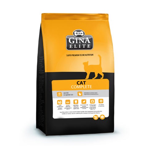 Gina Elite Cat корм полнорационный сухой для взрослых кошек комплит