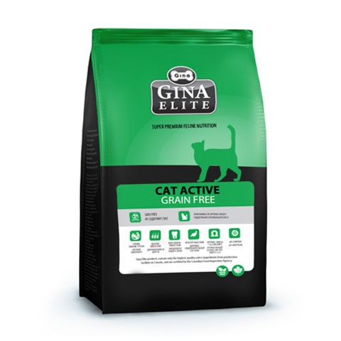 Gina Elite Cat Grain Free корм беззерновой сухой для активных кошек