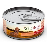 BioMenu Light консервы для собак индейка с коричневым рисом 93%-мясо