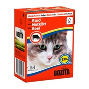 BOZITA консервы для кошек кусочки в соусе говядина
