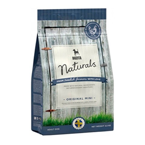 BOZITA Naturals Original Mini 21/11 сухой корм для собак мелких пород с нормальной активностью