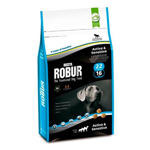 BOZITA Robur 26/16 сухой корм для активных собак с чувствительным пищеварением с оленем