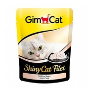 GimCat паучи ShinyCat Filet для кошек цыпленок