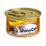 Gimpet ShinyCat консервы для кошек тунец с цыпленком