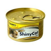 Gimpet ShinyCat консервы для кошек тунец, креветки и солодом