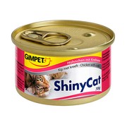 Gimpet ShinyCat консервы для кошек цыпленок с крабами