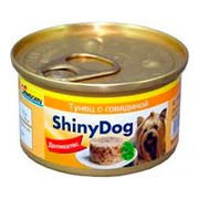 Gimpet ShinyDog консервы для собак тунец с говядиной