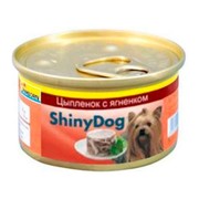 Gimpet ShinyDog консервы для собак цыпленок с ягненком