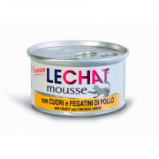 LeChat mousse мусс для кошек с куриной печенью