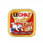 LeChat консервы для кошек говядина, куриная печень