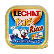 LeChat консервы для кошек океаническая рыба, тунец, рис