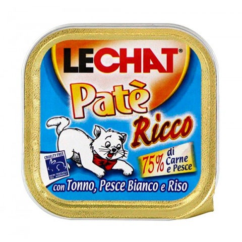LeChat консервы для кошек океаническая рыба, тунец, рис