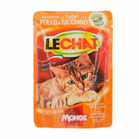 LeChat пауч для кошек курица, индейка