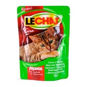 LeChat пауч для кошек говядина, овощи