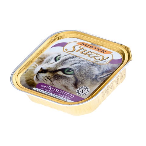 Mister Stuzzy Cat консервы для кошек с ветчиной