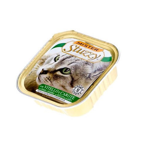 Mister Stuzzy Cat консервы для кошек с телятиной и морковью