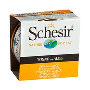 Schesir консервы для кошек тунец/алое