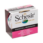 Schesir консервы для кошек тунец/ветчина