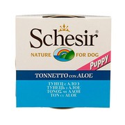 Schesir консервы для щенков тунец/алое