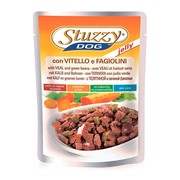 Stuzzy Dog консервы для собак с телятиной и фасолью в желе