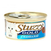 Stuzzy Gold консервы для кошек мусс, камбала